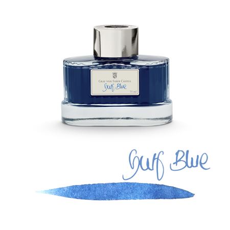 Graf von Faber-Castell 75ml Bottle Ink -  Gulf Blue
